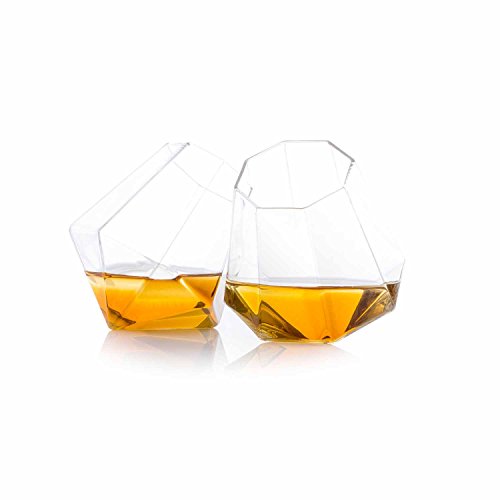 Bicchieri da Rum Baroni Home Set di 6 Bicchieri da Whisky MADE IN ITALY Bicchieri in Vetro Trasparente Leggero 25 cl 